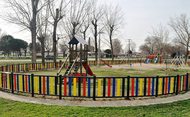 Valla de barras - FIN SERIES - ALUMINCO - aluminio / de jardín / para  parque infantil